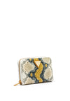 Guess Cosette Faux Python Print Wallet, Yellow Multi