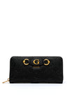 Guess Izzy 4G Peony Large Wallet, Black