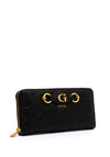Guess Izzy 4G Peony Large Wallet, Black