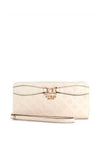 Guess Arlena 4G Peony Logo Large Wallet, Taupe