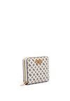 Guess Emilee 4G Logo Small Wallet, Stone