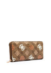 Guess Eliette 4G Logo Large Wallet, Latte Logo