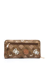 Guess Eliette 4G Logo Large Wallet, Latte Logo