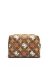 Guess Peony 4G Make-Up Bag, Latte