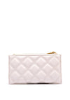 Guess Guilly Medium Quilted Zip Around Wallet, Ivory