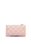 Guess Guilly Medium Quilted Zip Around Wallet, Light Rose