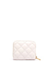 Guess Guilly Quilted Small Wallet, Ivory