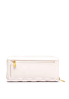Guess Giully Quilted Large Zip Around Wallet, Ivory