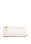 Guess Giully Quilted Large Zip Around Wallet, Ivory
