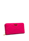 Guess Cilian Quilted Large Zip Around Wallet, Fuchsia