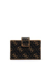 Guess 4g Card Wallet, Brown Multi