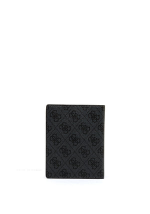 Guess 4G Logo Passport Holder, Coal