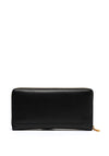 Guess Laurel Smooth Leather Zip Around Wallet, Black