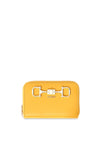 Guess Janie SLG Zip Around Wallet, Mustard Yellow