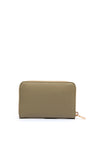 Guess Laurel Pebbled Faux Leather Zip Purse, Sage