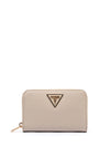 Guess Laurel Pebbled Faux Leather Zip Wallet, Taupe