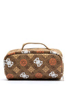Guess Peony 4G Zip Fastening Make-Up Case, Latte