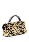 Guess Kirsten Medium Flap Over Grab Bag, Natural & Black