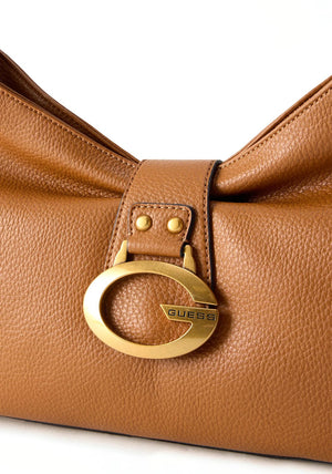 Guess Camden Medium Shoulder Bag, Tan