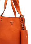 Guess Lorella Large Girlfriend Tote Bag, Orange
