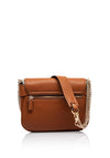 Guess Fedora Chain Detail Crossbody Bag, Warm Tan