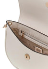 Guess Camelia Flap Over Shoulder Bag, Off White