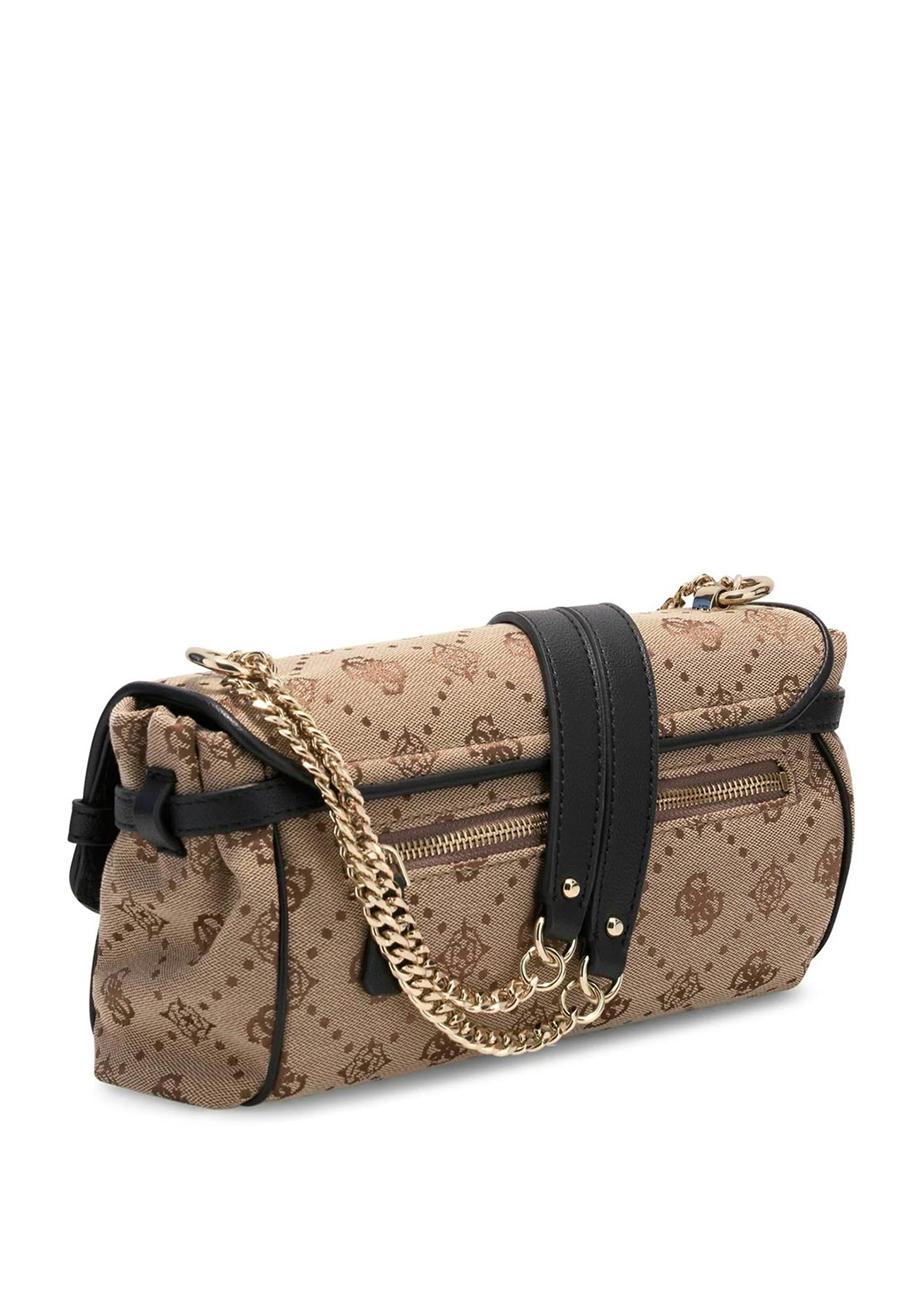 Guess Dorothy Logo Print Crossbody Bag, Beige