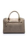 Guess Orlina Faux Crocodile Embossed Satchel Bag, Taupe
