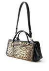 Guess Audrey Small Satchel Bag, Leopard Print