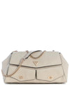 Guess Blake Logo Print Medium Crossbody Bag, Cream