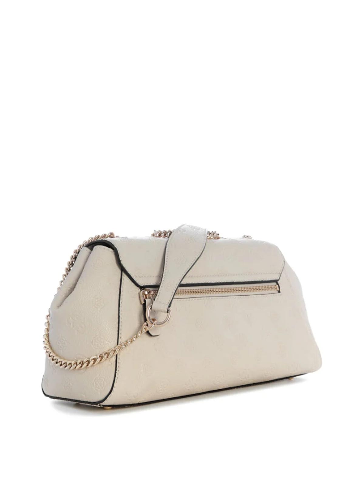 Guess Blake Logo Print Medium Crossbody Bag, Cream