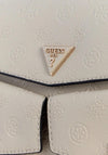 Guess Blake Logo Print Medium Crossbody Bag, Cream