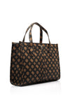 Guess Silvana 4G Logo Tote Bag, Mocha