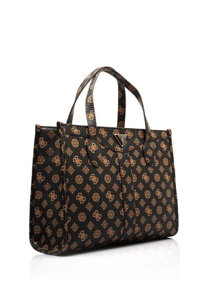 Guess Silvana 4G Logo Tote Bag, Mocha