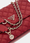 Guess Giully II Quilted Crossbody Bag, Dark Cherry