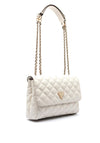 Guess Giully II Quilted Convertible Crossbody Bag, Off-White