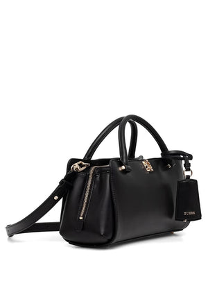 Guess Audrey Small Satchel Bag, Black