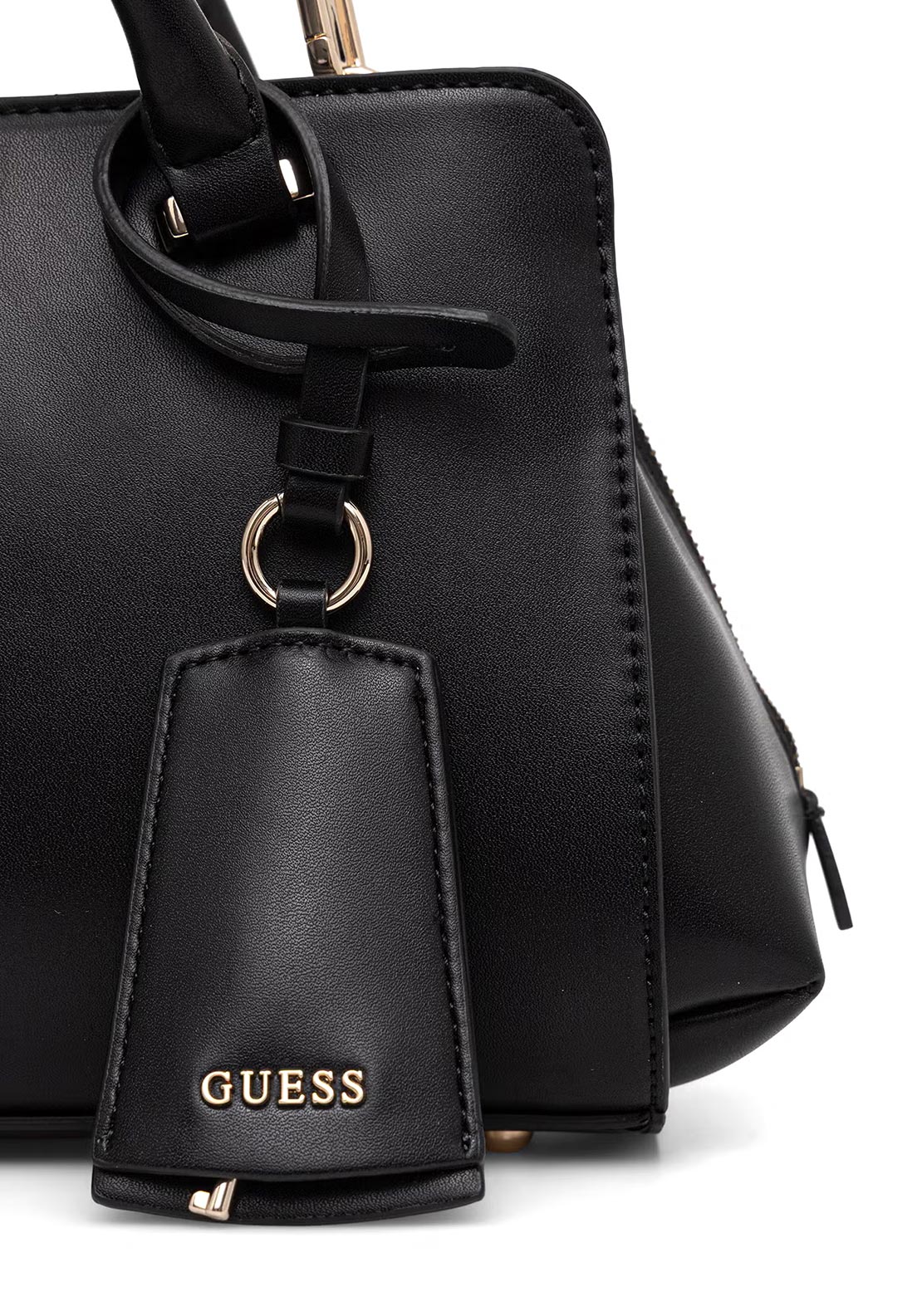 Guess Audrey Small Satchel Bag, Black