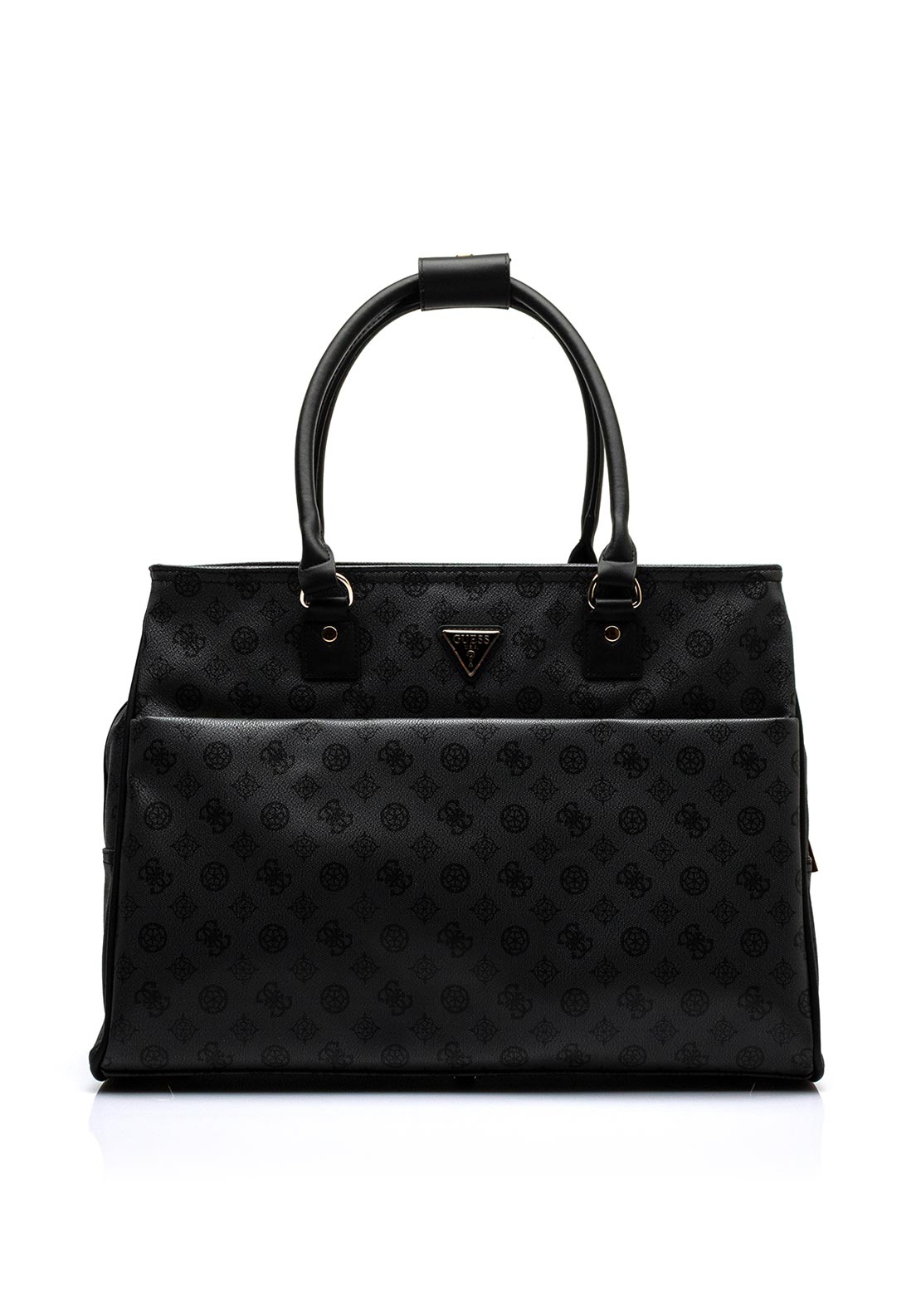 Guess 4G Peony Wilder Travel Bag, Charcoal Grey