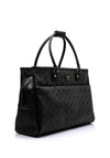 Guess 4G Peony Wilder Travel Bag, Charcoal Grey