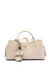 Guess Danielle Small Girlfriend Satchel Bag, Cream