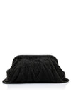 Guess Zalina Mesh Rhinestone Clutch, Black