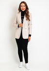 Guess Emelie Faux Leather Blazer, Stone