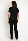 Guess Womens Boucle Jumpsuit, Black