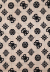 Guess Keliah Peony Logo Scarf, Cream