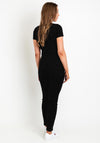 Guess Gold Embellished Logo T-Shirt, Black