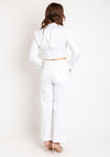 Guess Corset Shirt Top, White