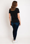 Guess Embellished Star T-Shirt, Charcoal