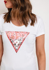 Guess Embellished Logo T-Shirt, White