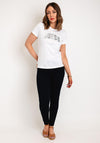 Guess Sequin Logo T-Shirt, White
